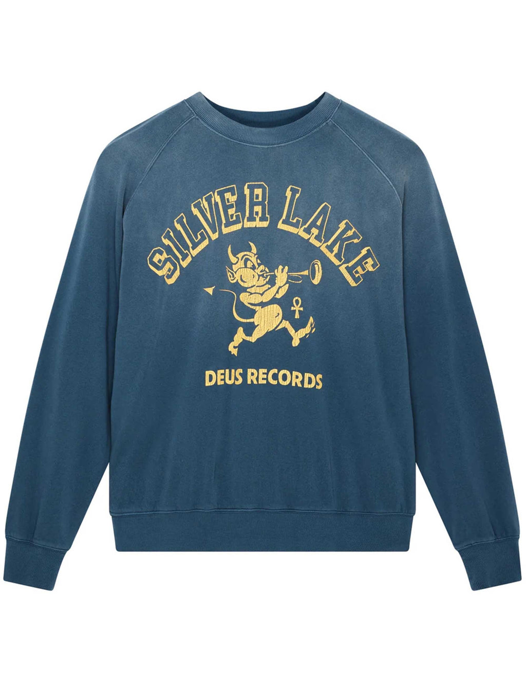 Fabienne Vintage Crew Sweat - Deep Dive Blue
