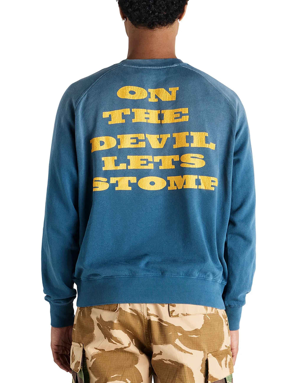 Fabienne Vintage Crew Sweat - Deep Dive Blue