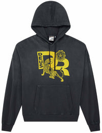 Strong Arm Vintage Hooded Sweat - Anthracite