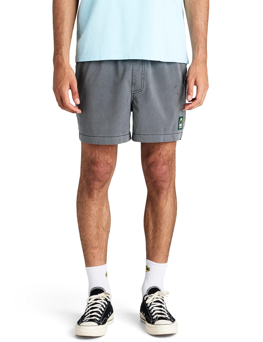 Sandbar Grid Swim Shorts - Anthracite