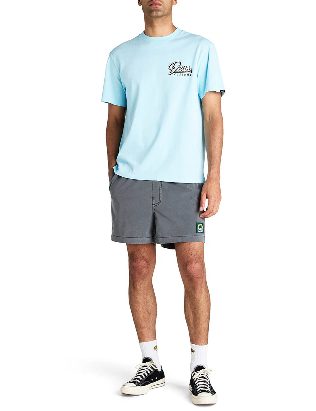 Sandbar Grid Swim Shorts - Anthracite