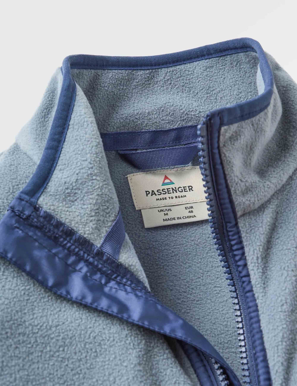 Set Off Polar 1/4 Zip Fleece - Sunset Orange/Storm Grey