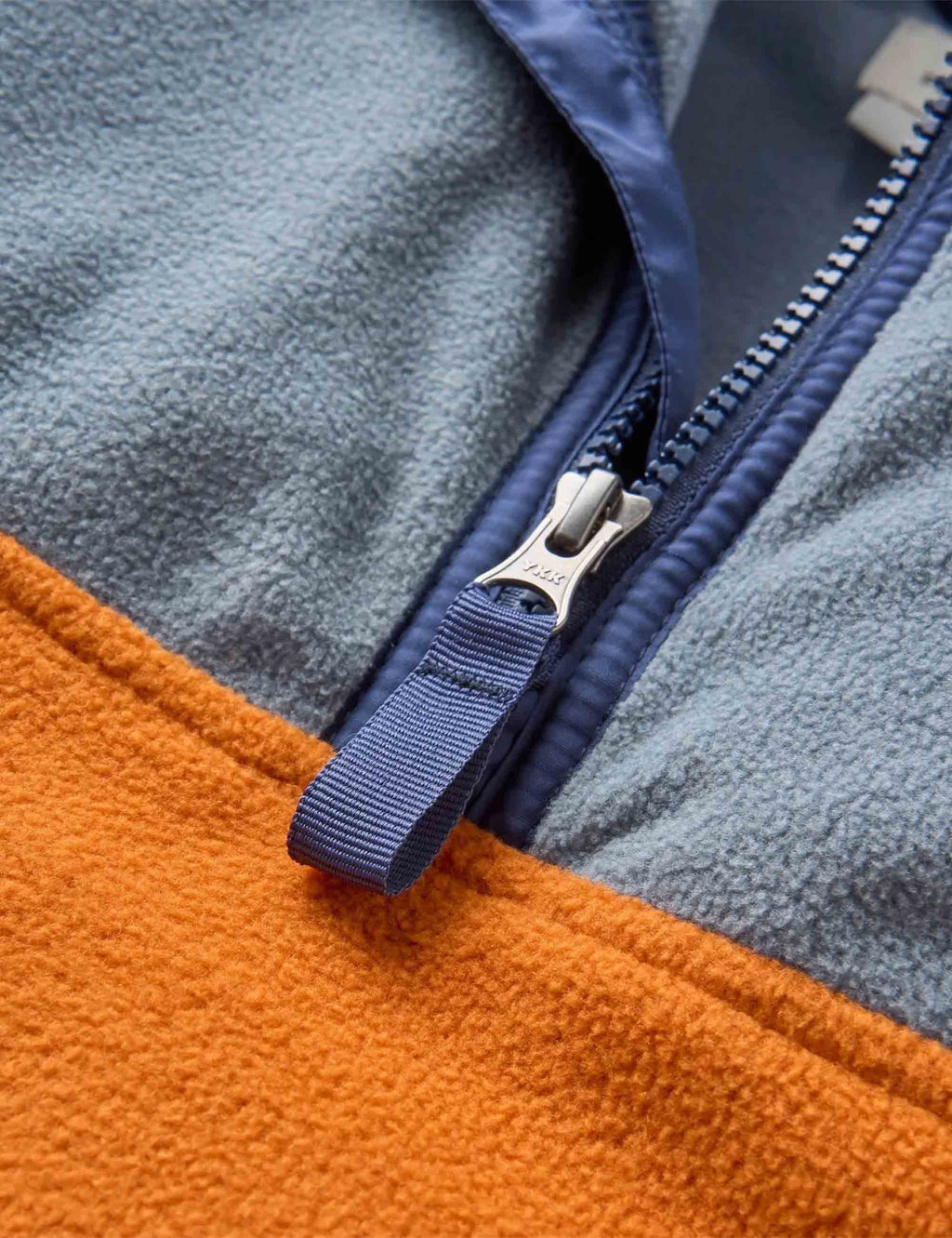 Set Off Polar 1/4 Zip Fleece - Sunset Orange/Storm Grey