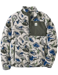 Offroad Sherpa 1/2 Zip Fleece - Abstract Strata Multi