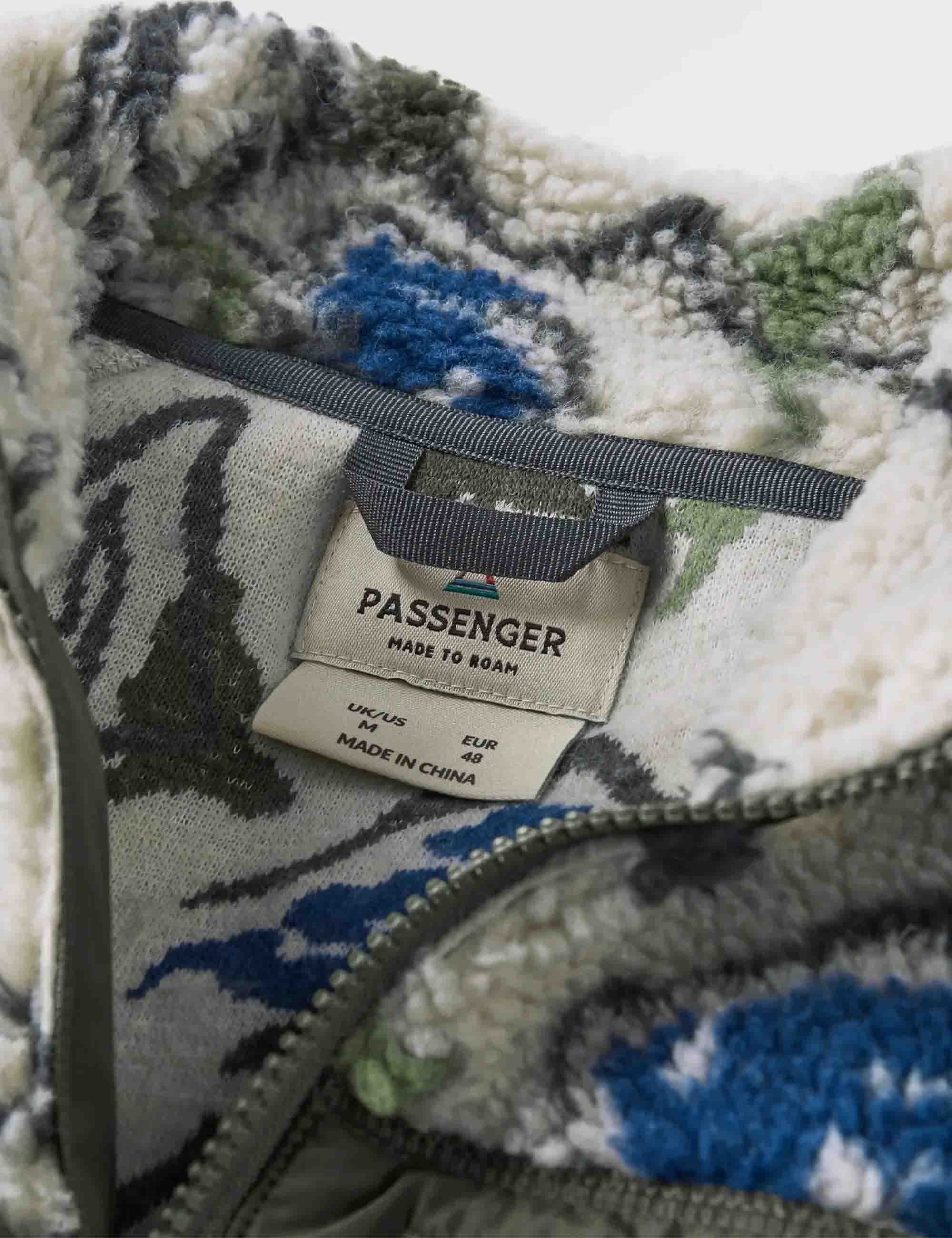Passenger Offroad Sherpa 1/2 Zip Fleece - Abstract Strata Multi