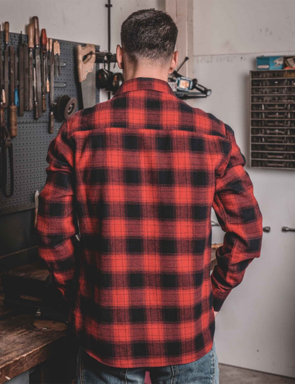1937 Roamer Shirt - Red Check