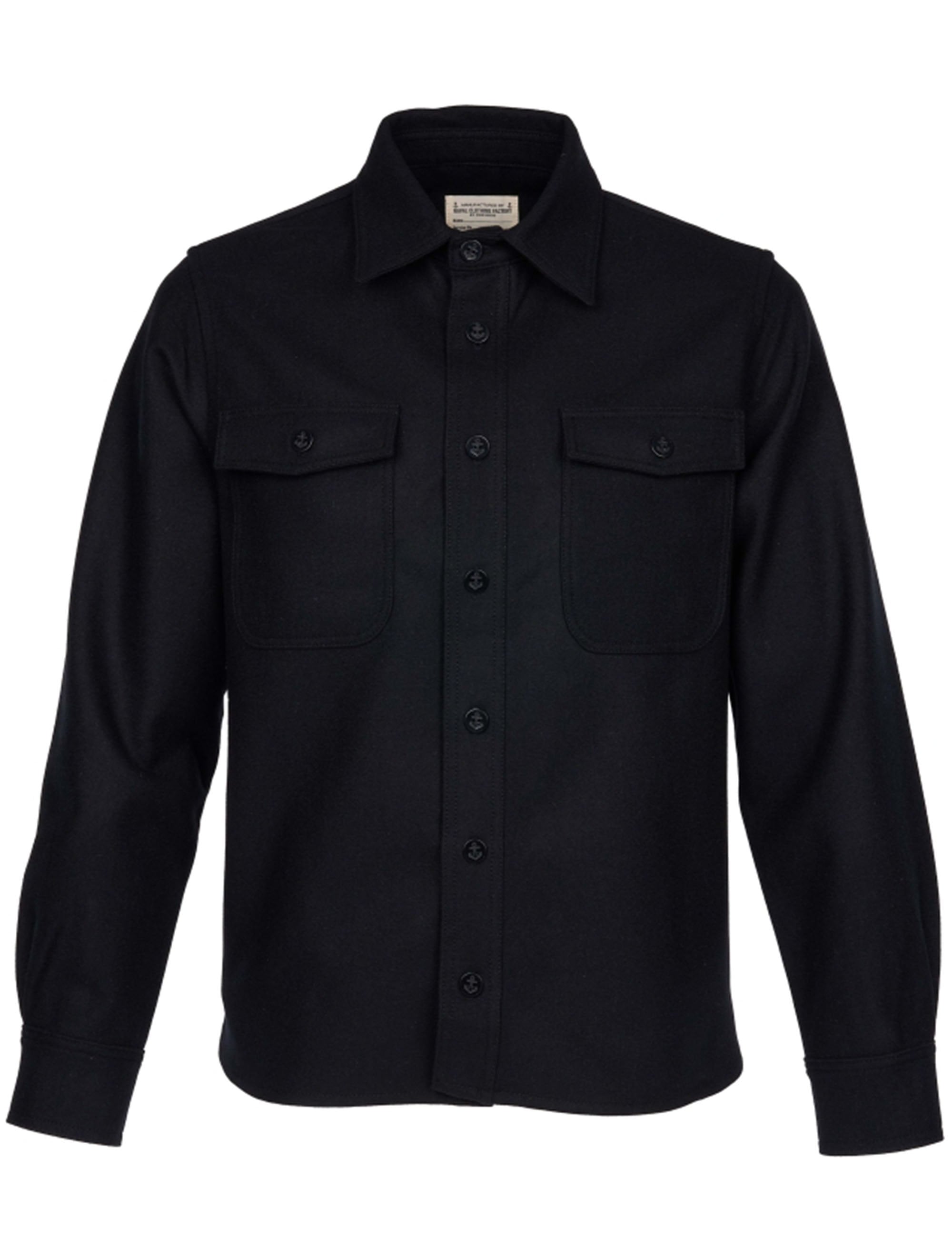 1943 CPO Wool Shirt - Black