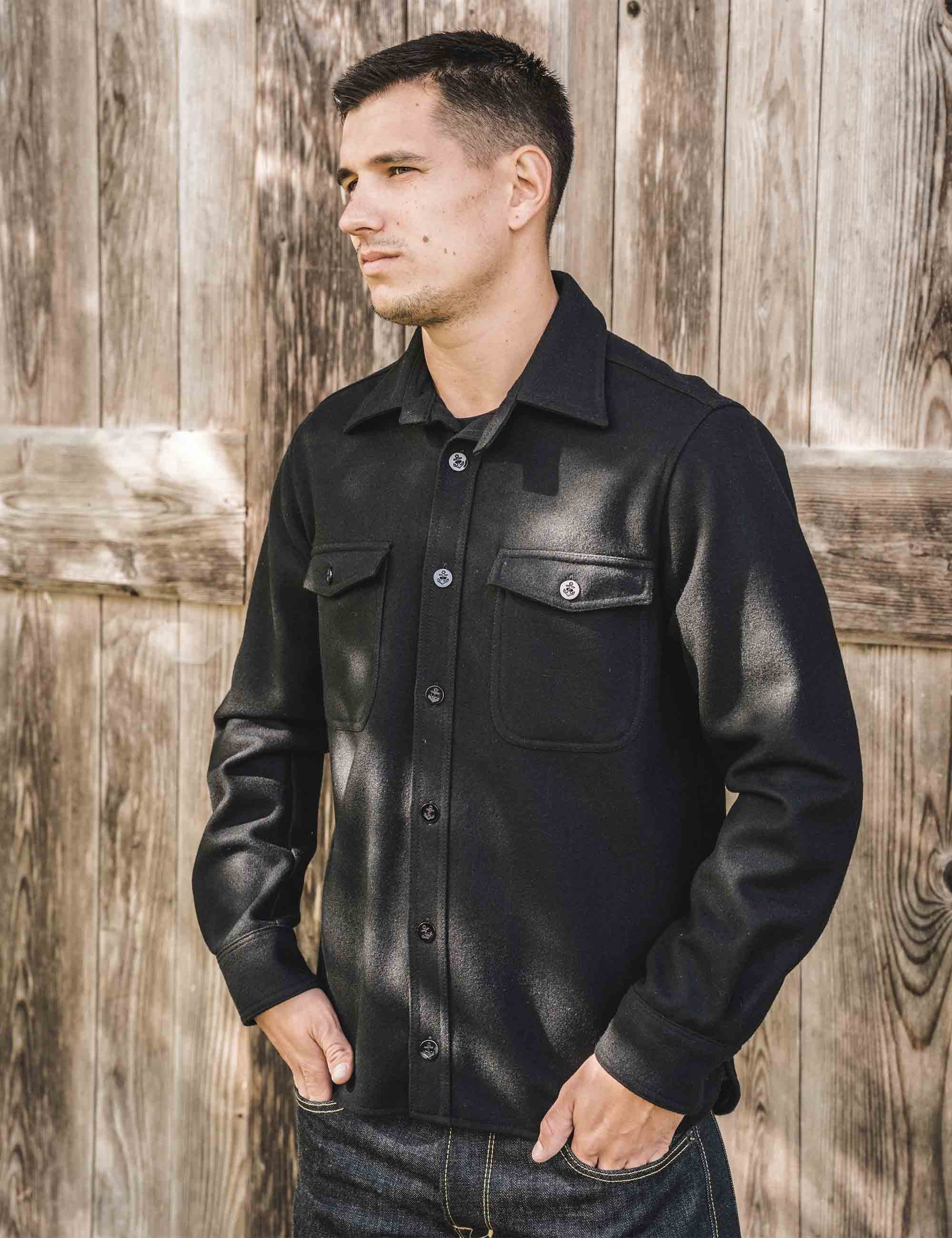 1943 CPO Wool Shirt - Black