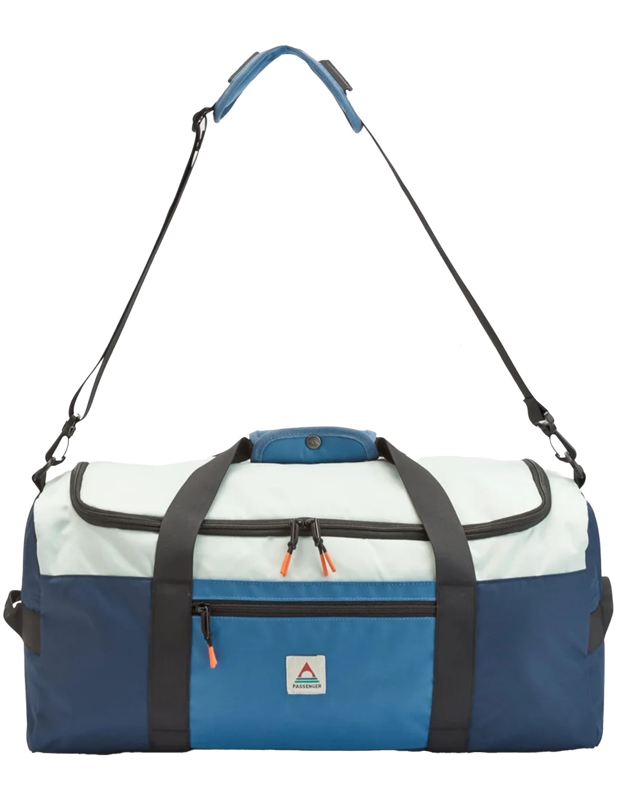 Passenger Boondocker Recycled Dufffel 30L Bag - Rich Navy/Surf Spray