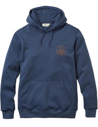 Escapism Recycled Cotton Hooded Sweat - Rich Navy