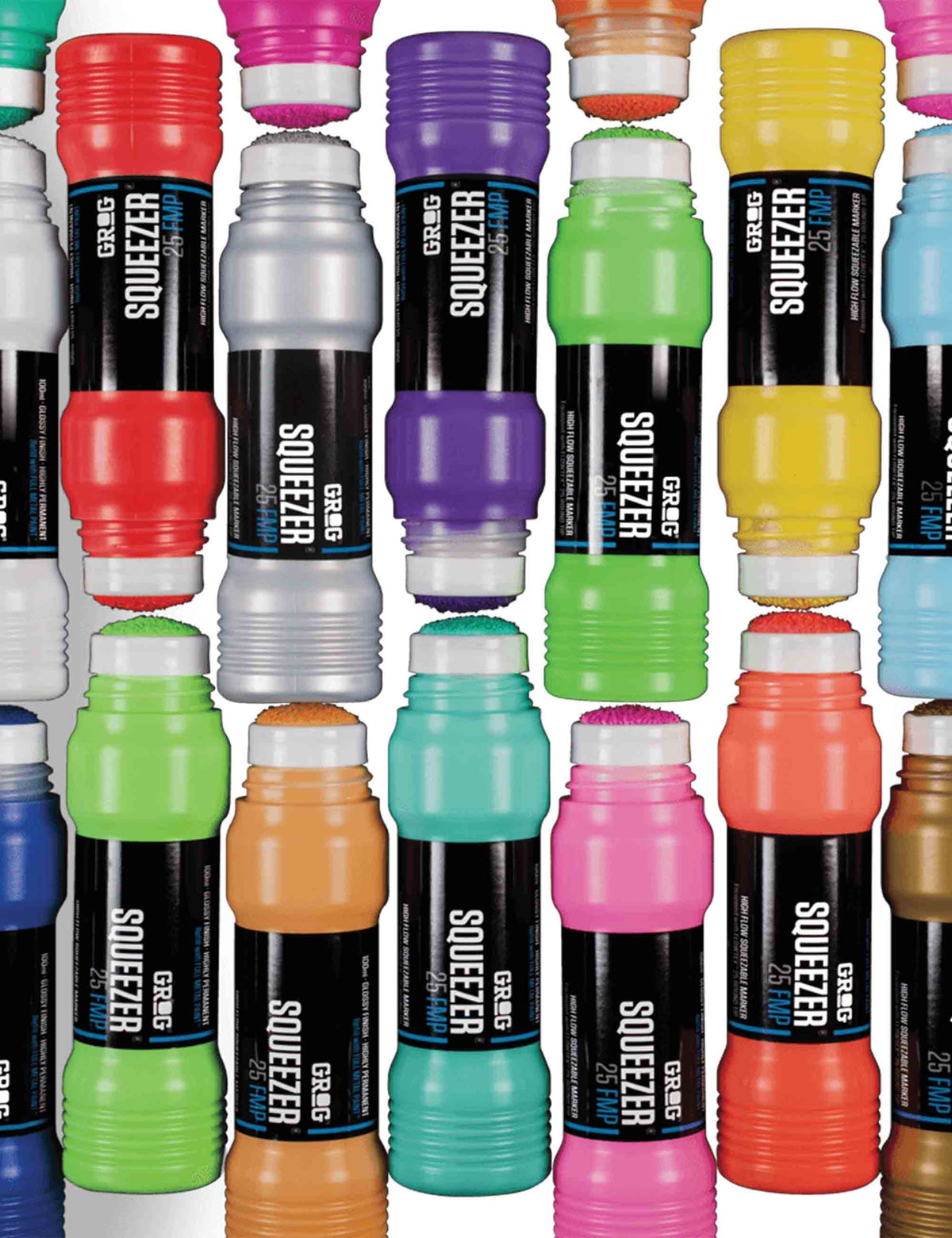 Grog Grog Squeezer Marker 25mm FMP - Bogota White