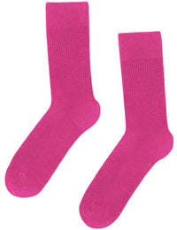 Women's Classic Organic Socks - Bubblegum Pink
