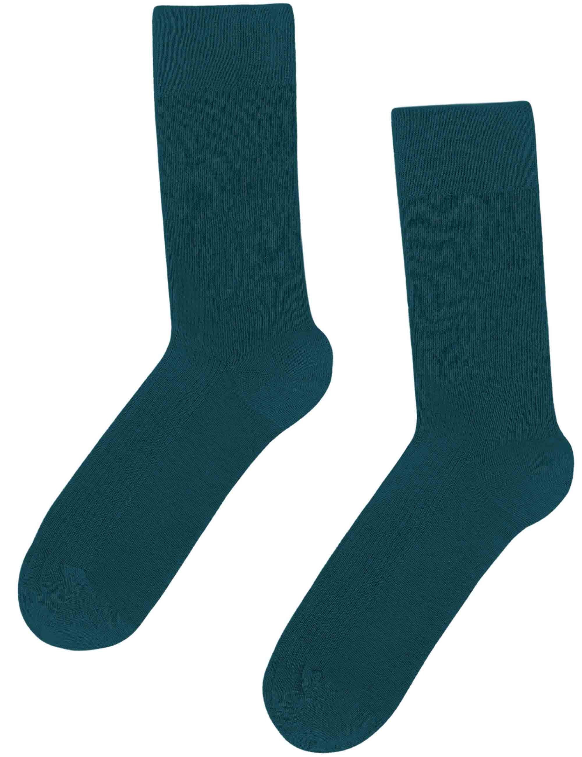 Colorful Standard Women's Classic Organic Socks - Ocean Green