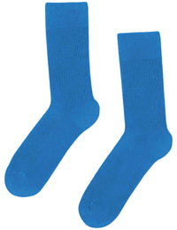 Women's Classic Organic Socks - Pacific Blue