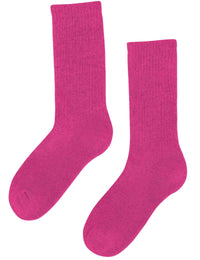 Woman's Organic Active Socks - Bubblegum Pink