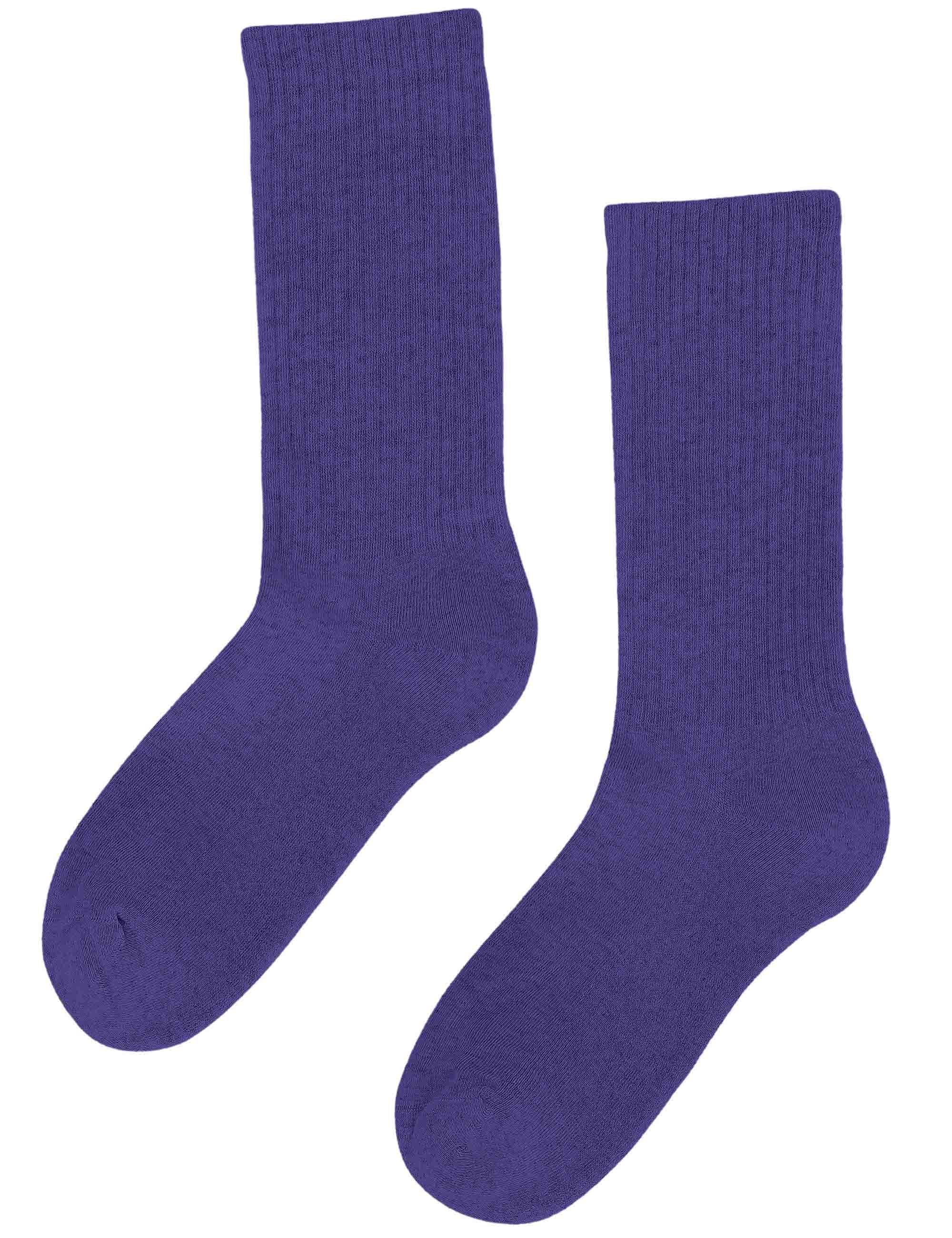 Colorful Standard Woman's Organic Active Socks - Ultra Violet