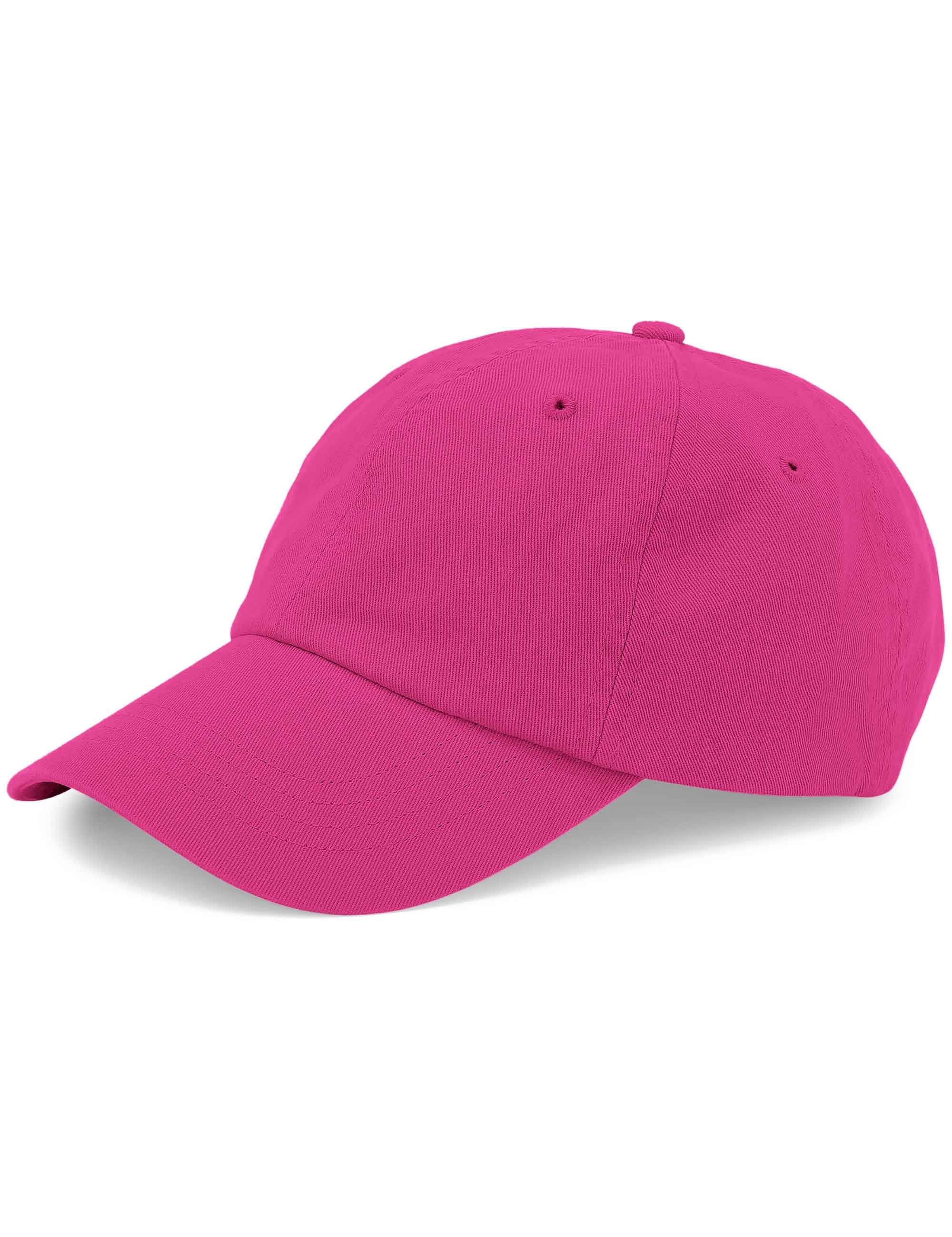 Colorful Standard Organic 6 Panel Cap - Bubblegum Pink