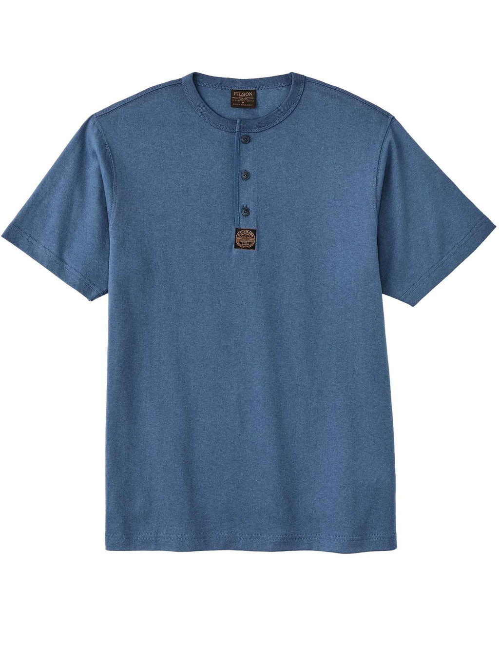 Frontier Henley T-Shirt - Light Blue