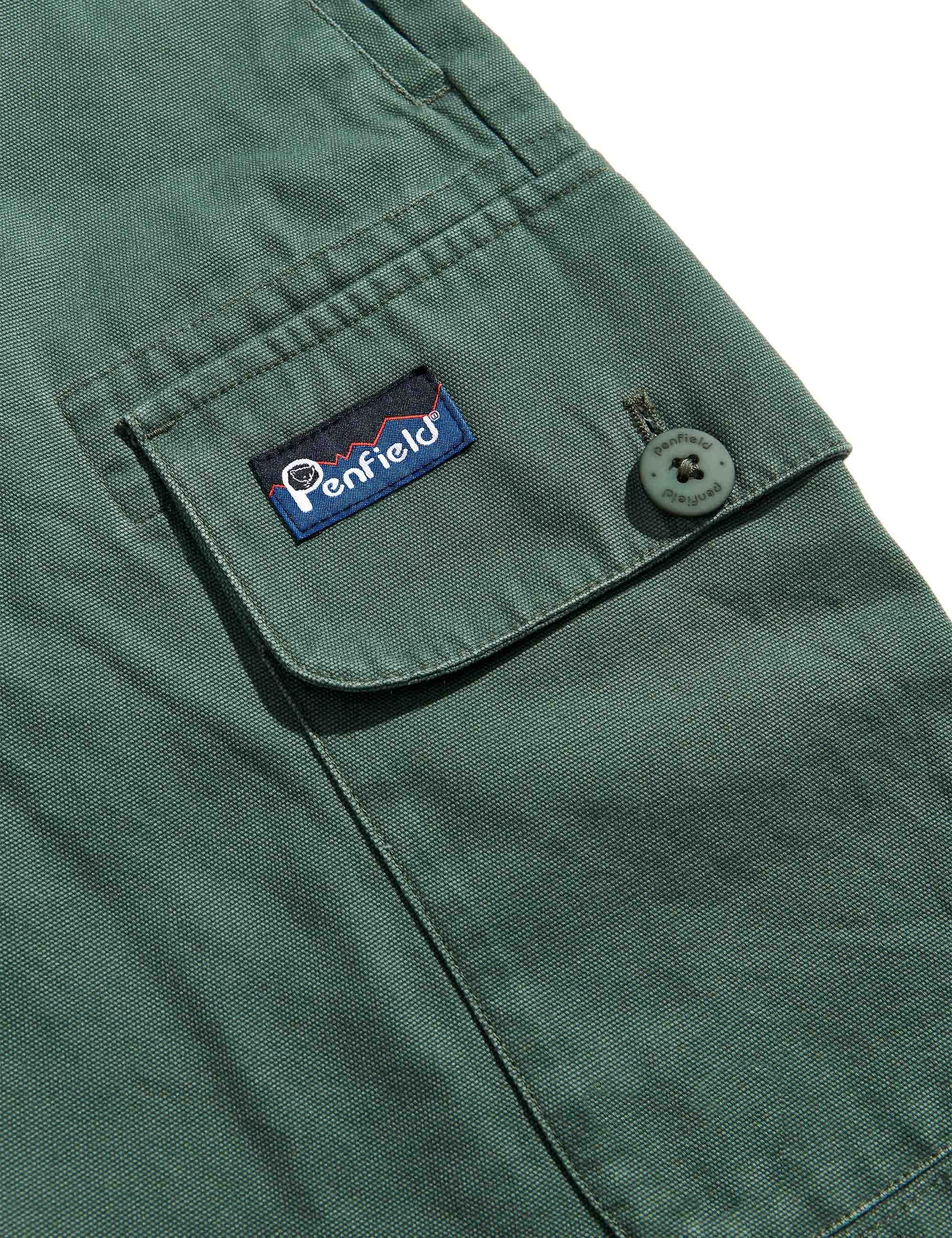 Penfield Quincy Cargo Shorts - Dark Forest