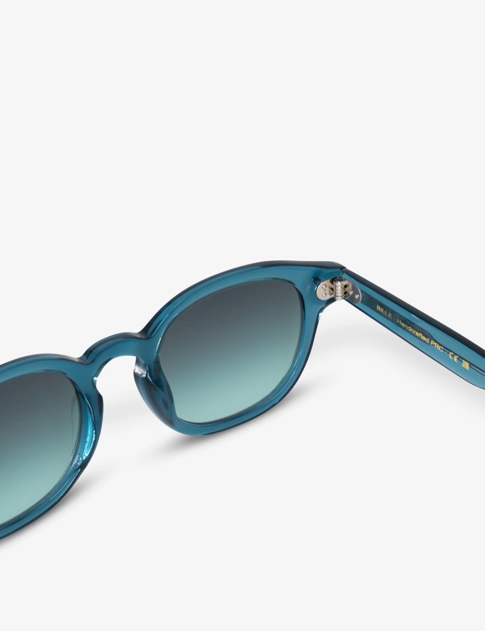 Messy Weekend Billie Sunglasses - Turquoise/Gradient Green