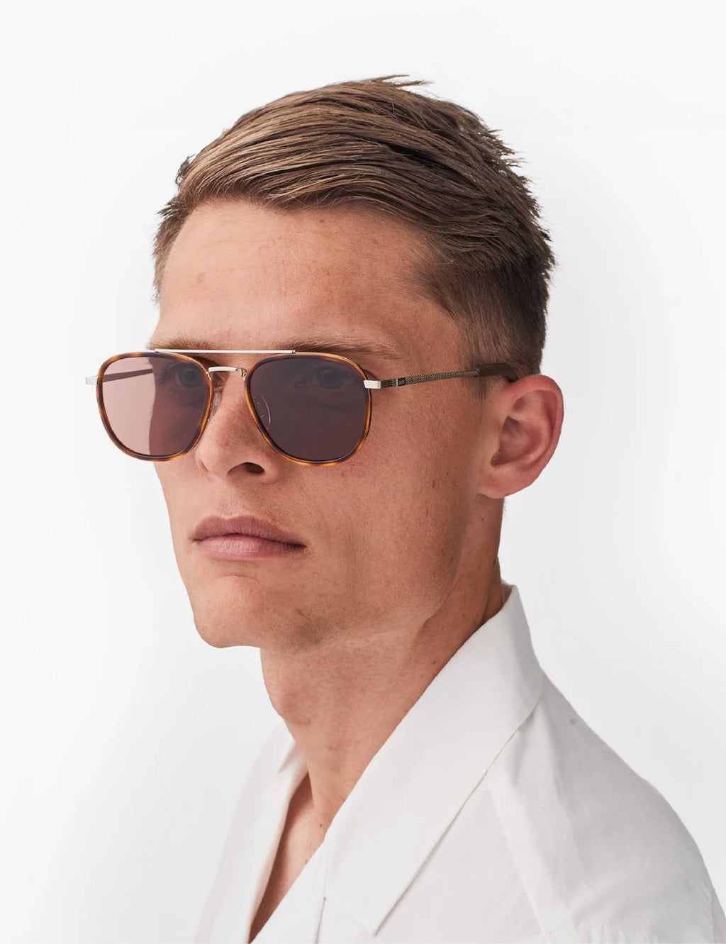 Quentin Sunglasses - Gold/Brown