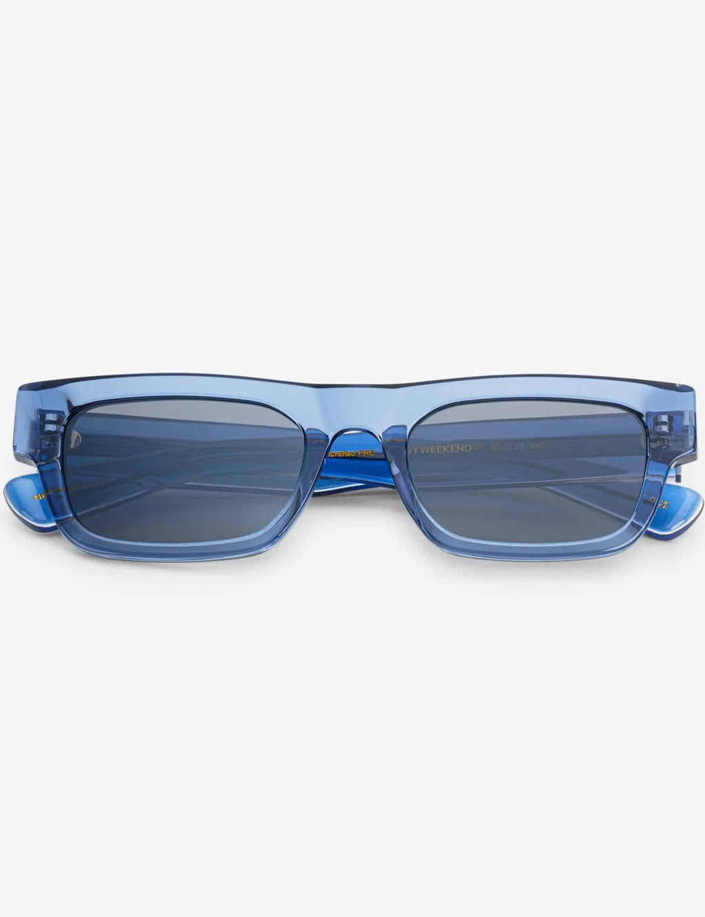 New Dylan ISO Sunglasses - Transparent Blue/Transparent Grey