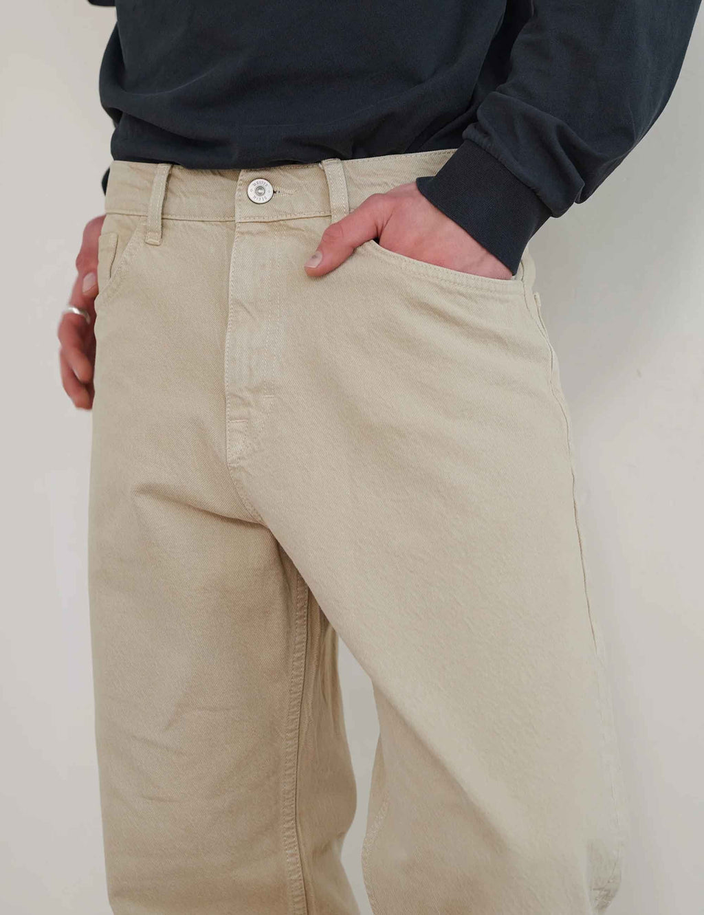 Super Relax Fit Denim - Stone