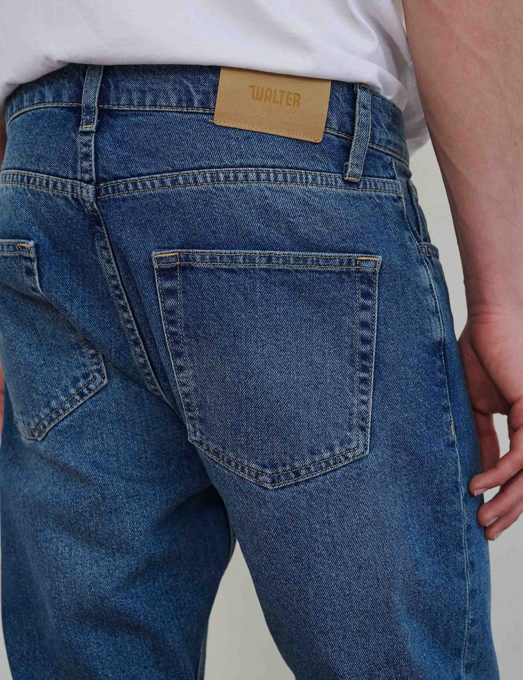 Dead Straight Fit Denim - Indigo Mid Wash