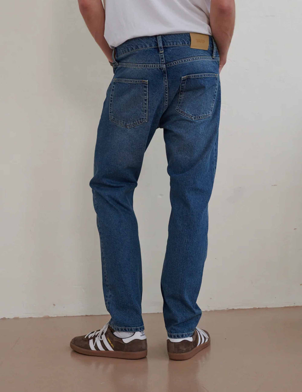 Dead Straight Fit Denim - Indigo Mid Wash