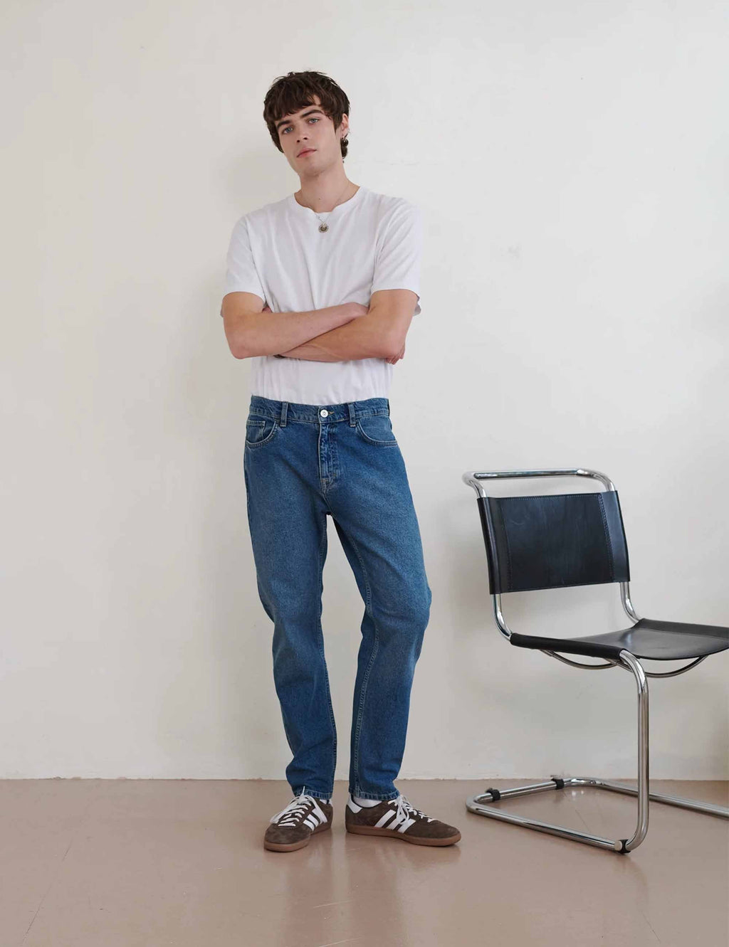 Dead Straight Fit Denim - Indigo Mid Wash