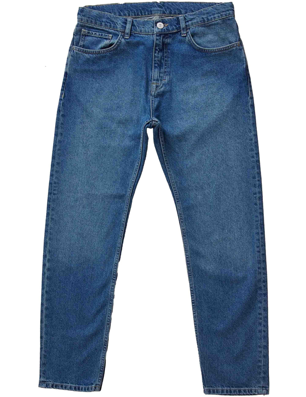 Uptight Fit Denim - Indigo Mid Wash