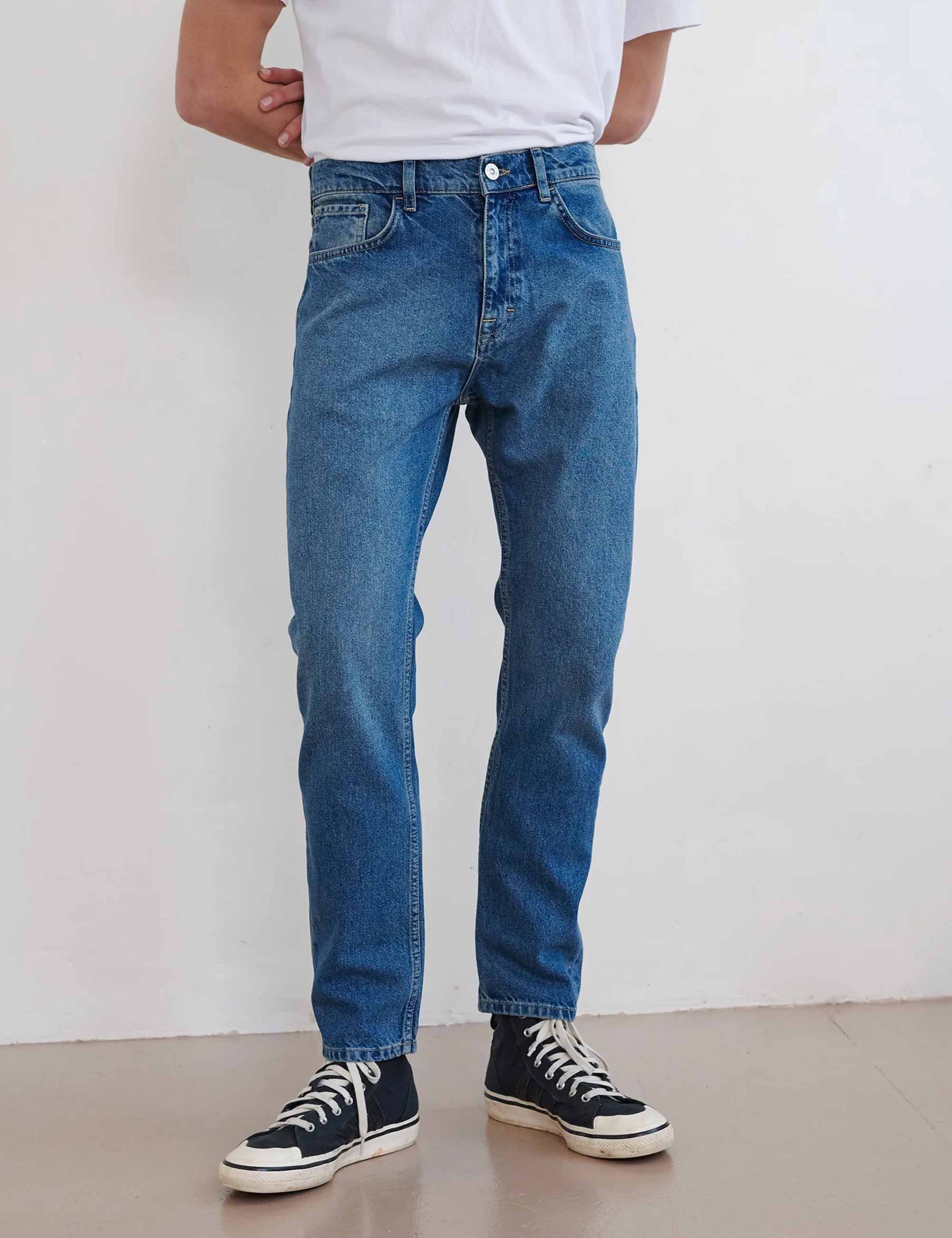 Walter Denim Uptight Fit Denim - Indigo Mid Wash