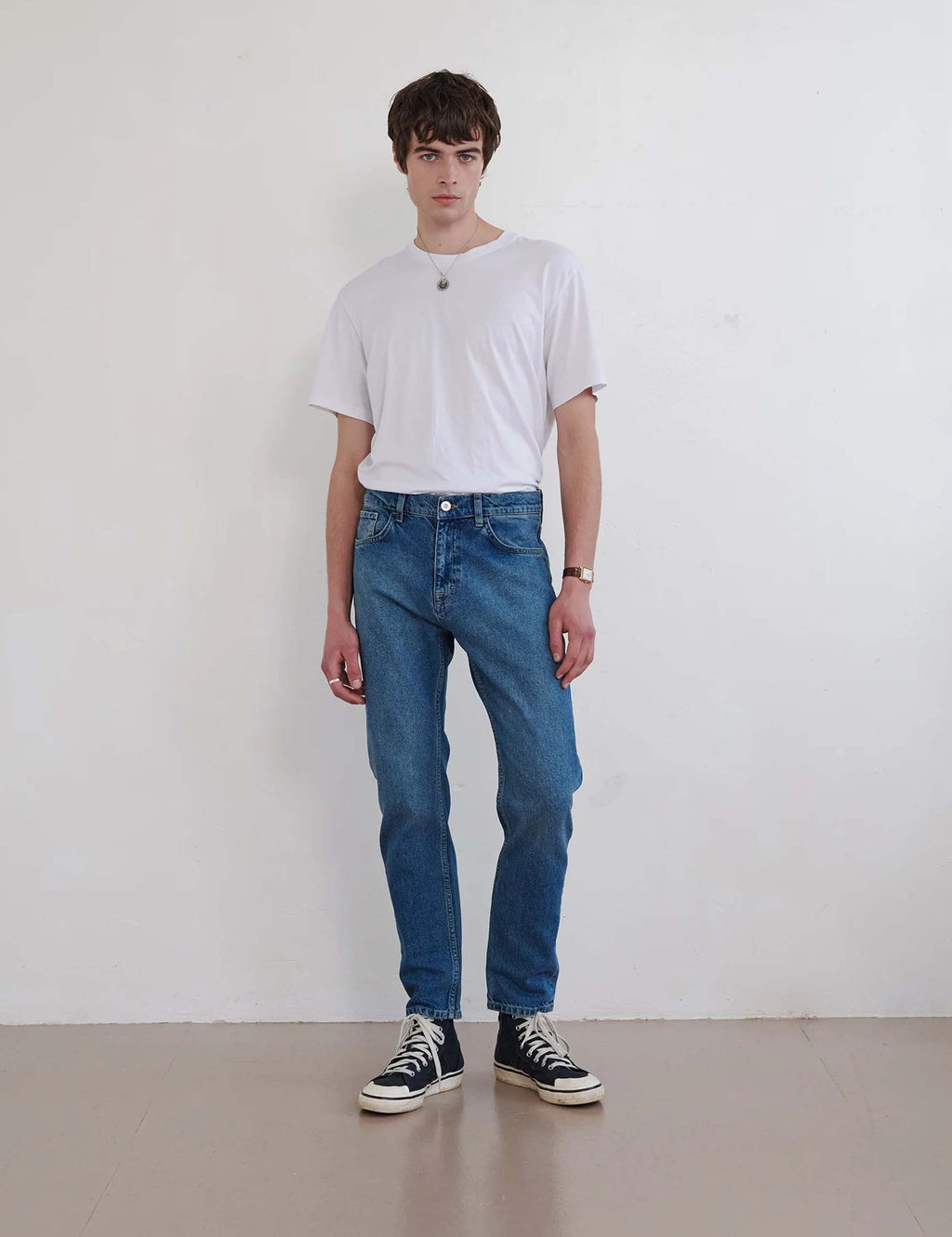 Uptight Fit Denim - Indigo Mid Wash