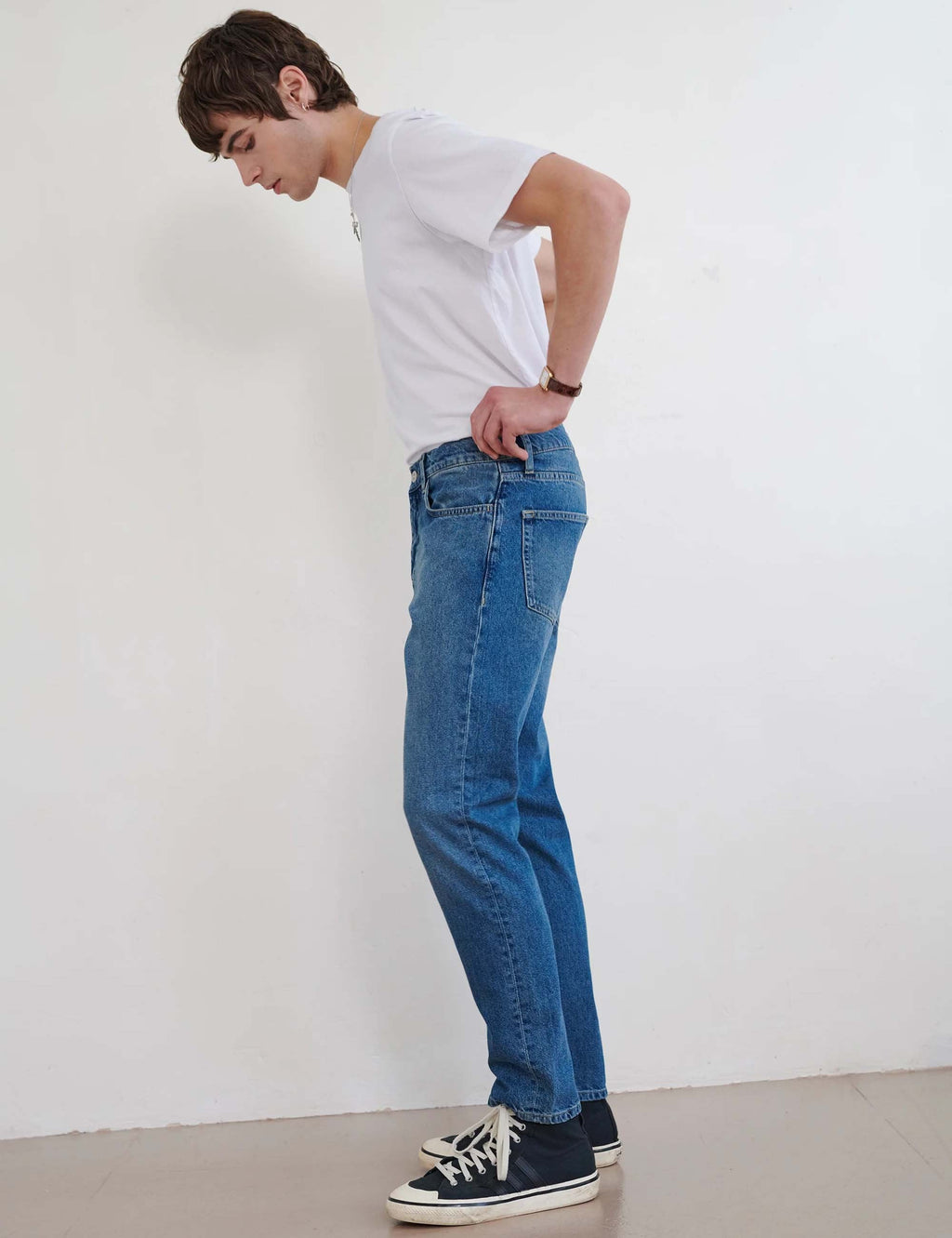 Uptight Fit Denim - Indigo Mid Wash