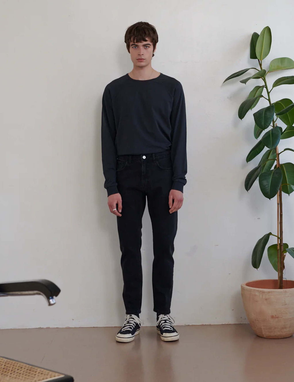 Uptight Fit Denim - Black