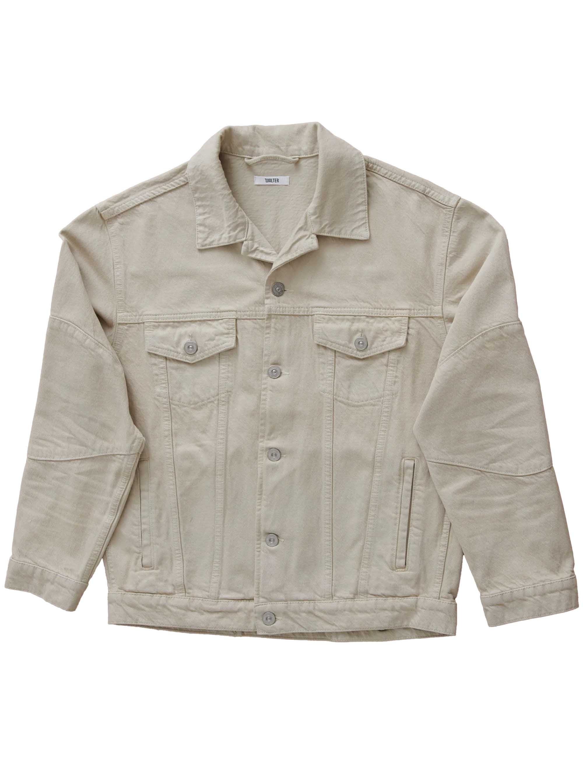 Walter Denim Revere Denim Jacket - Stone