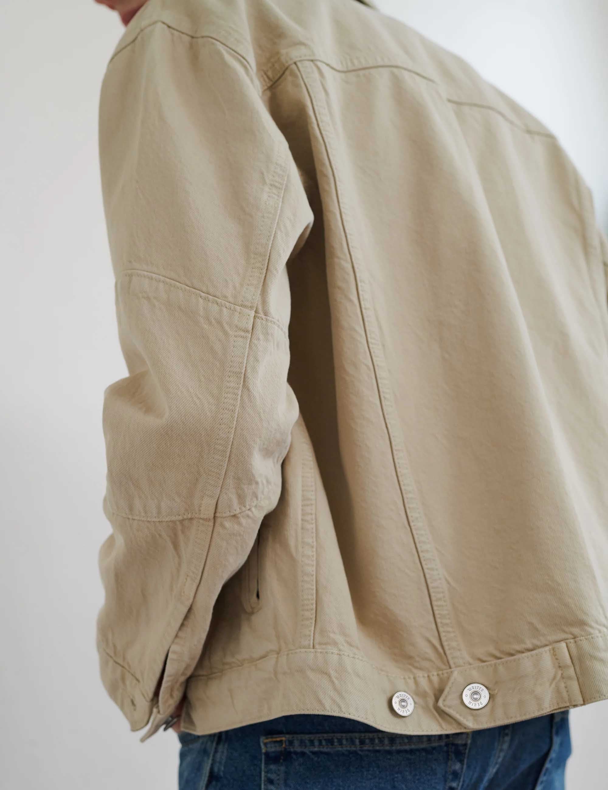 Walter Denim Revere Denim Jacket - Stone