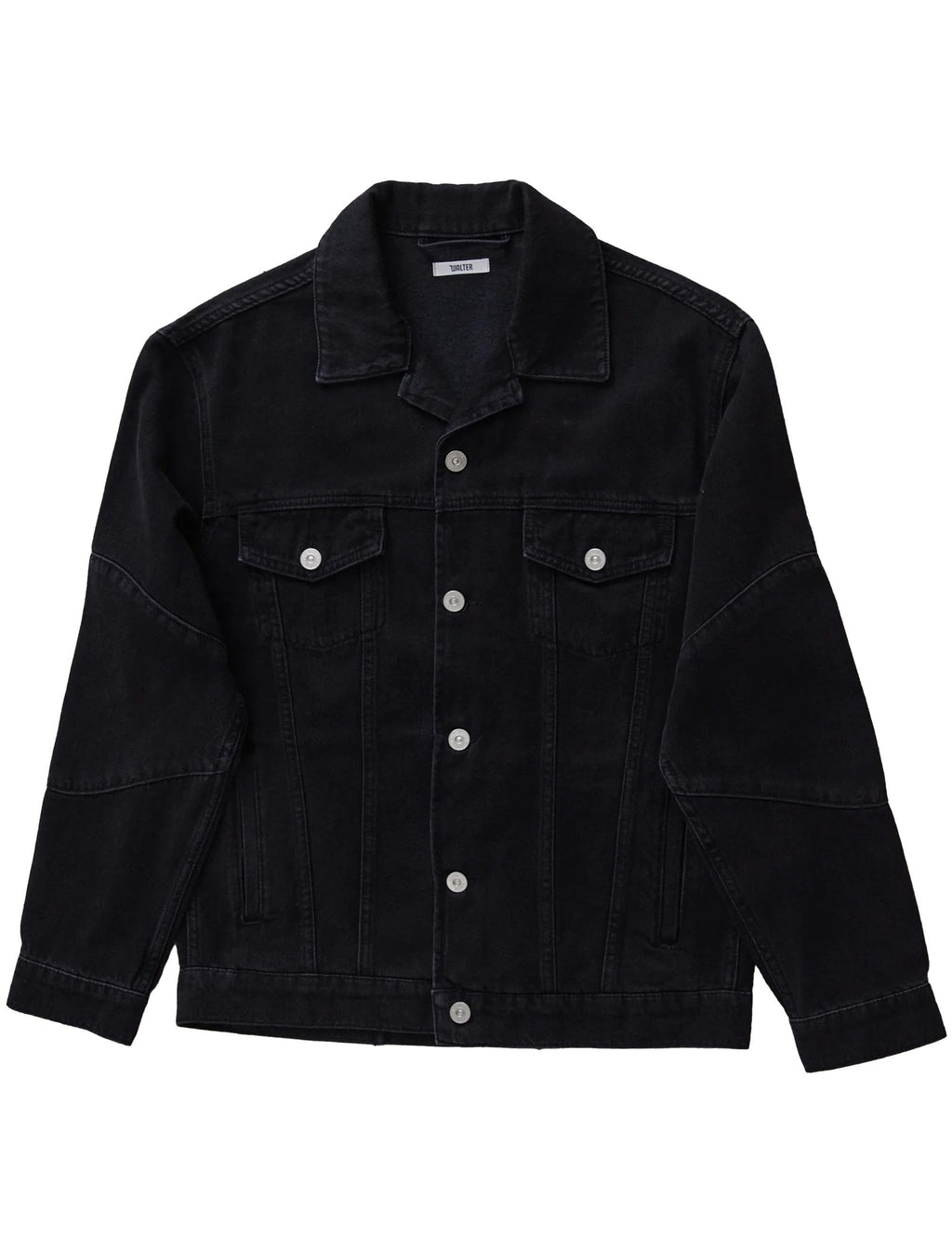 Revere Denim Jacket - Black