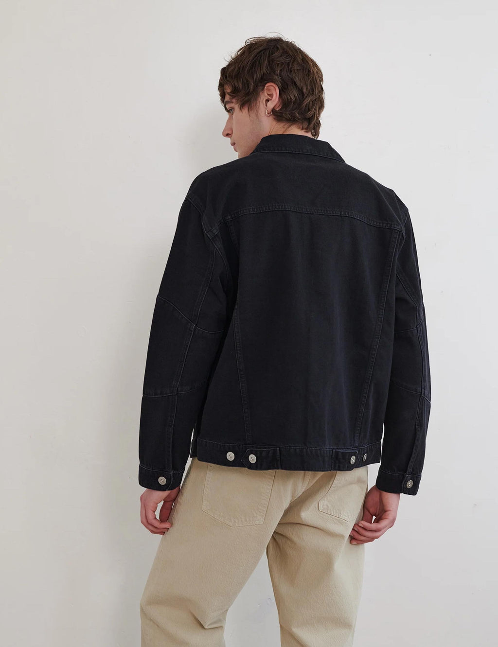 Revere Denim Jacket - Black