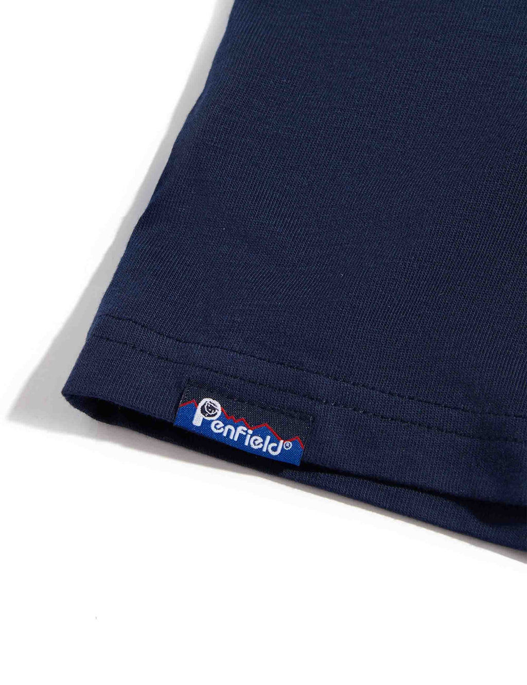 Contrast Stripe Bear T-Shirt - Navy Blazer