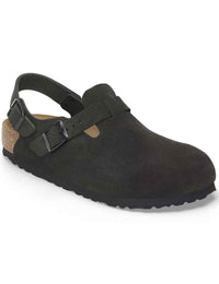 Women's Tokio Suede Mules - Black (Narrow Fit)