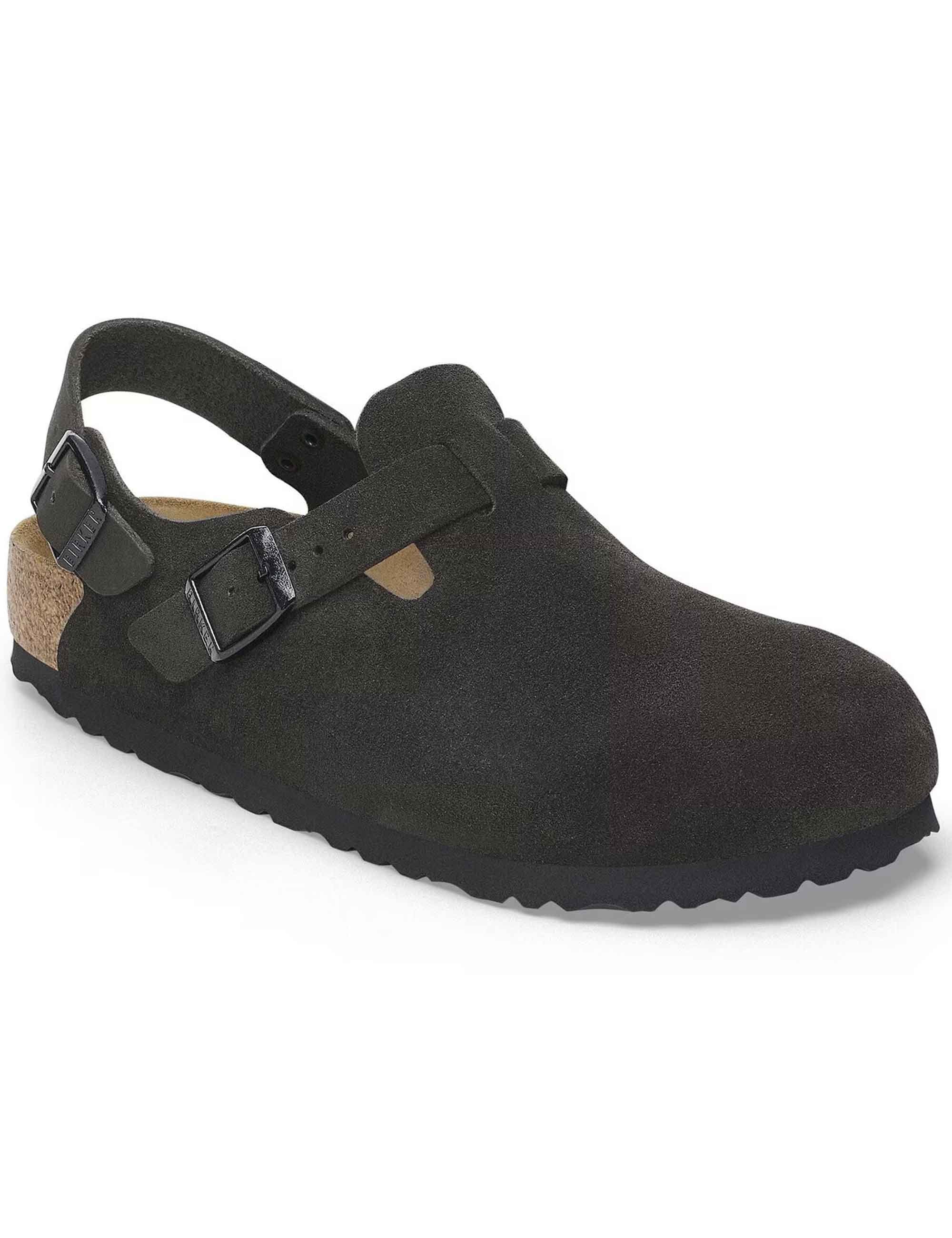 Birkenstock Women's Tokio Suede Mules - Black (Narrow Fit)