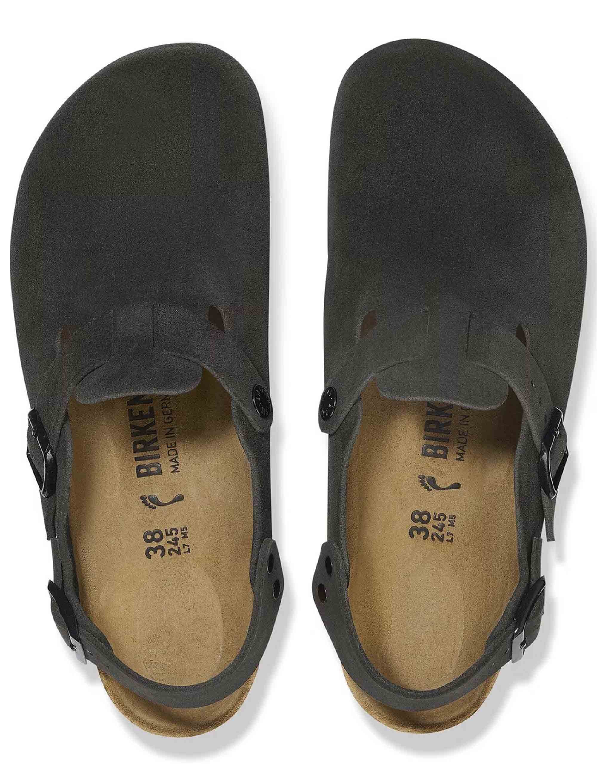 Birkenstock Women's Tokio Suede Mules - Black (Narrow Fit)