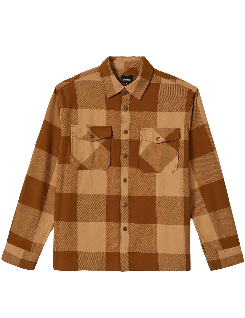 Selden Flannel Shirt - Washed Copper/Curry Buffalo