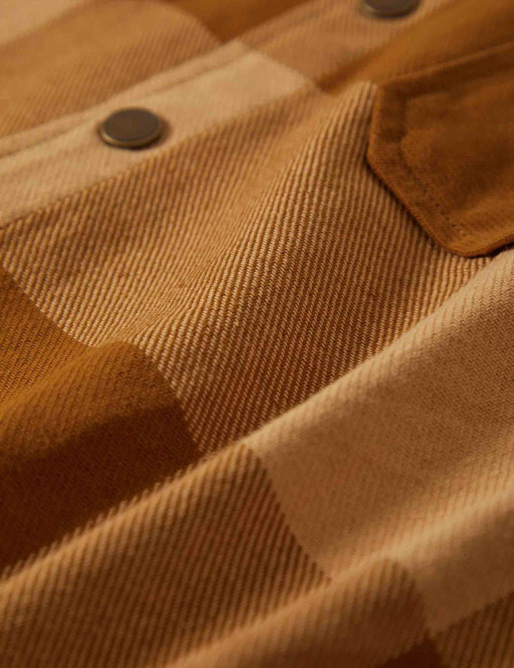 Selden Flannel Shirt - Washed Copper/Curry Buffalo