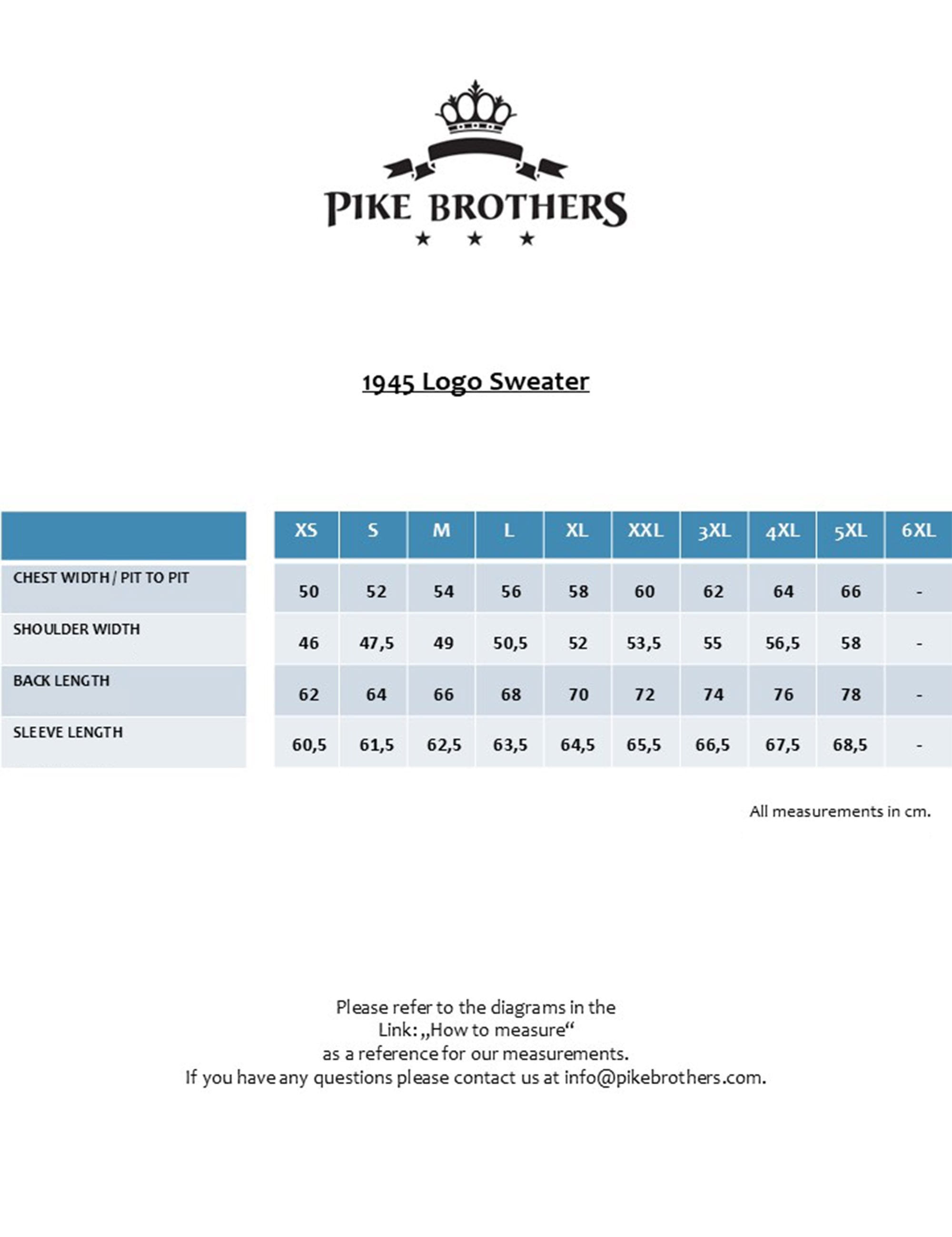 Pike Brothers 1945 Logo Crew Neck Sweat - Navy