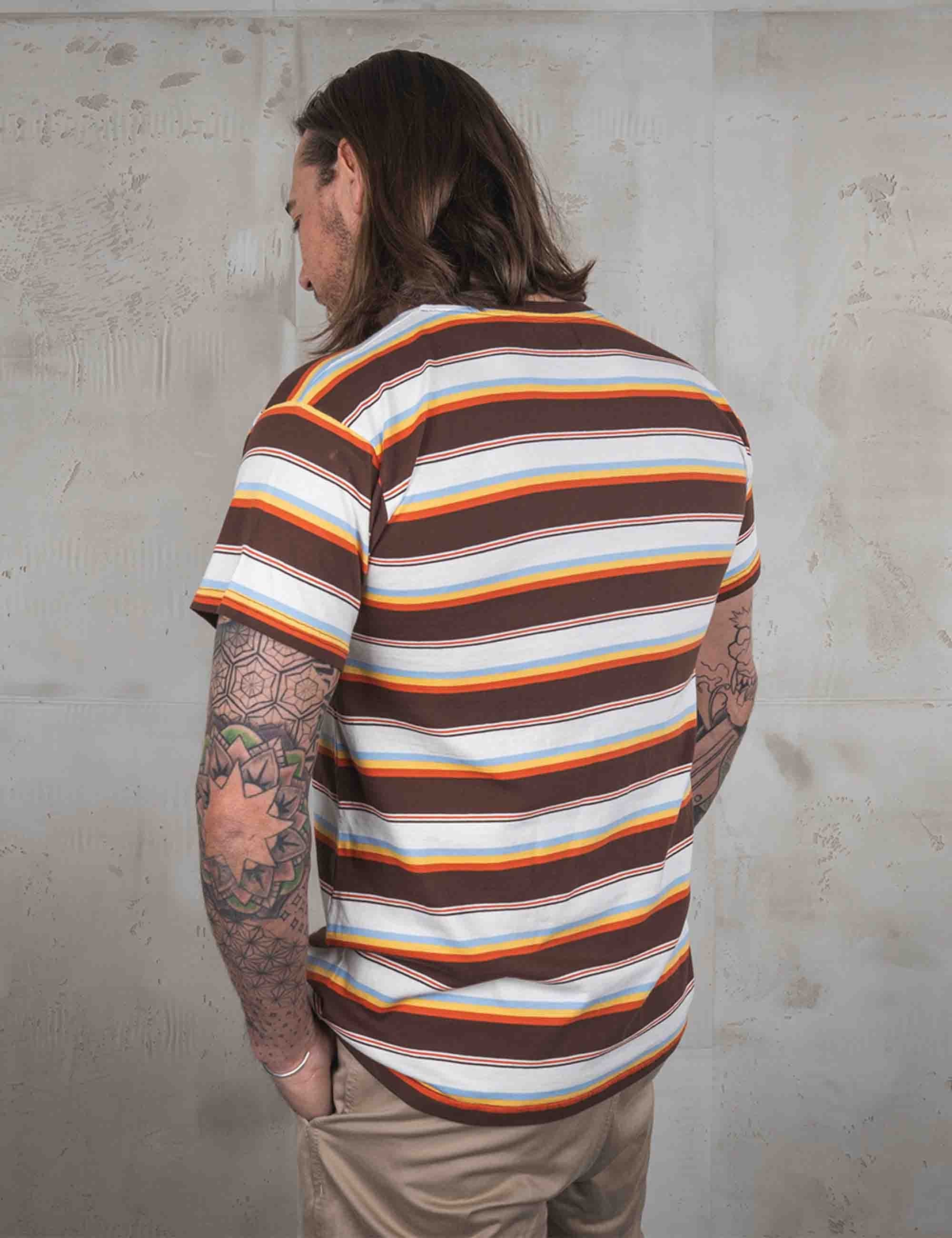 1969 Sport Stripe T-Shirt - Smyrna White