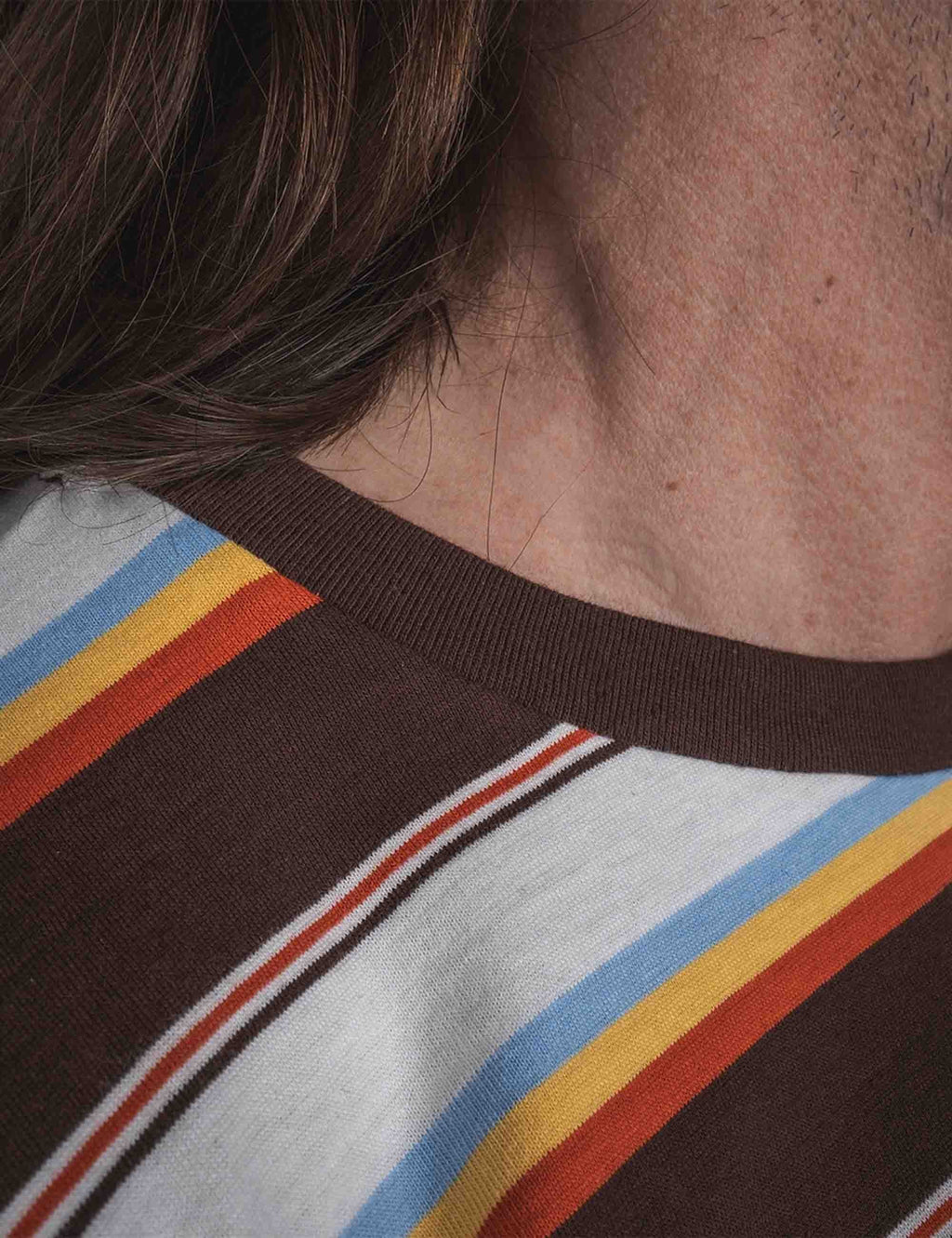 1969 Sport Stripe T-Shirt - Smyrna White