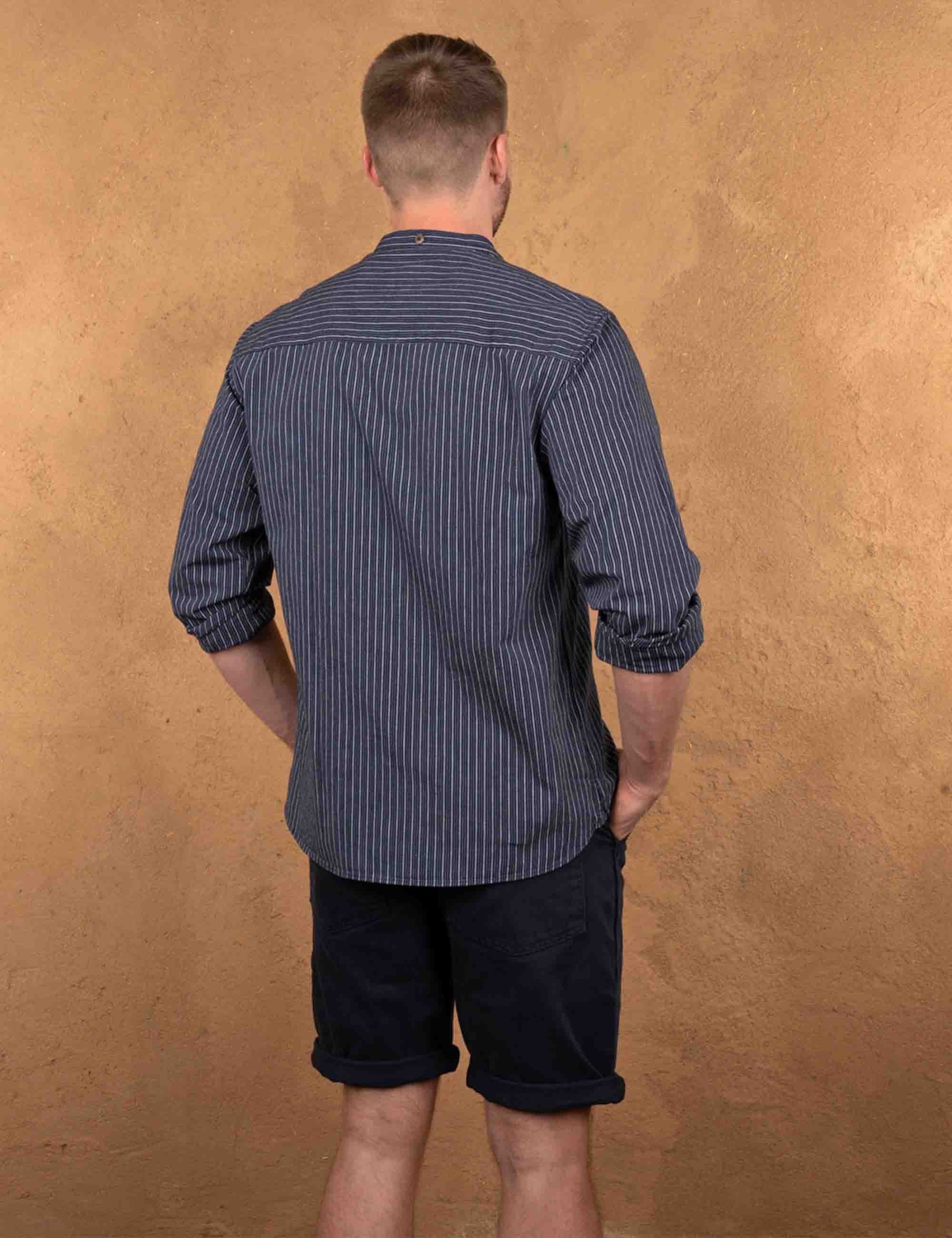 1923 Buccanoy Grandfather Shirt - Beaumont Blue