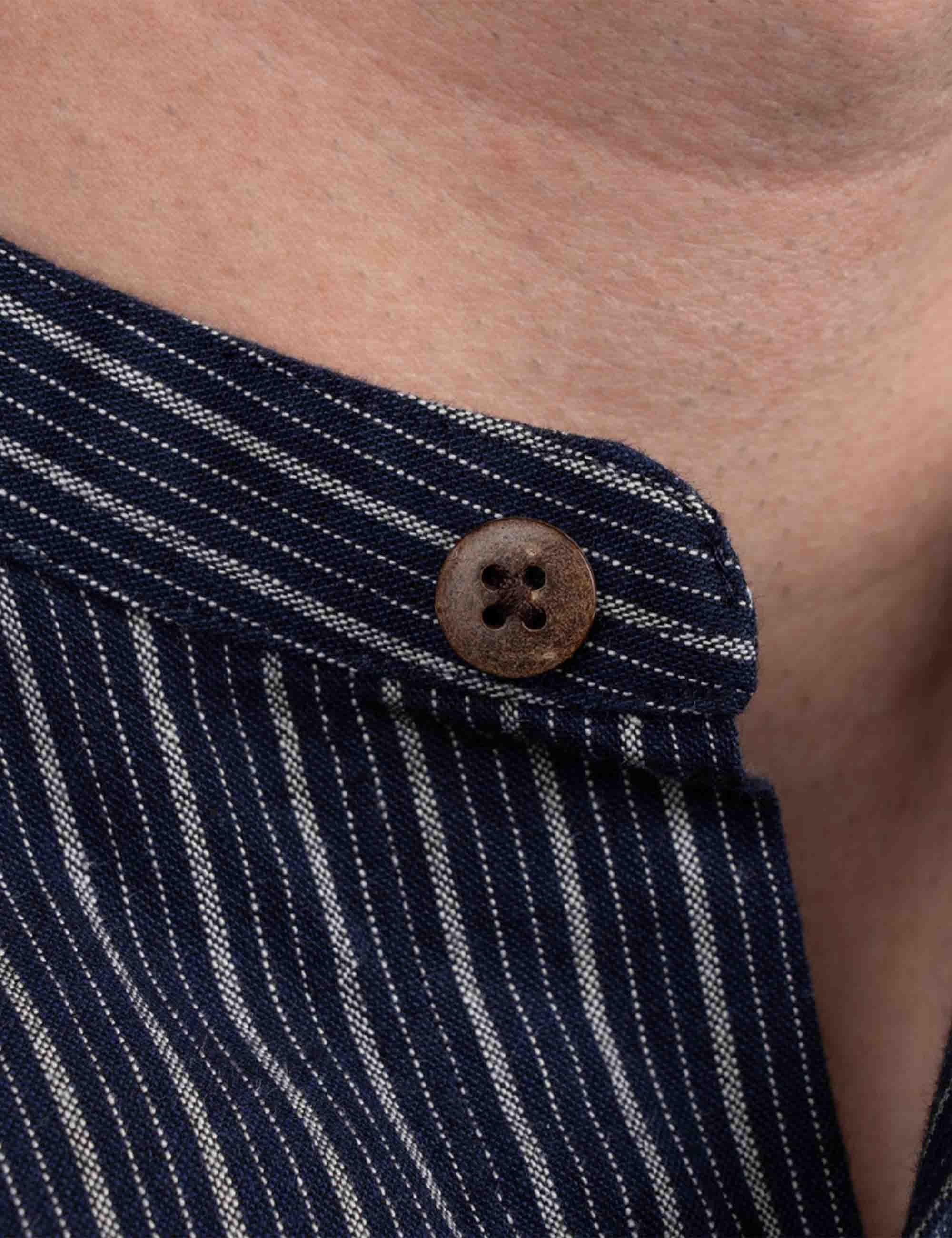 1923 Buccanoy Grandfather Shirt - Beaumont Blue